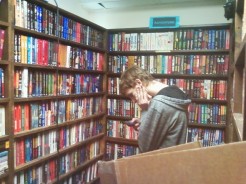 James at Annie's Bookstore