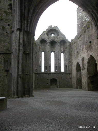 Narrow windows at the Rock Of Cashel
